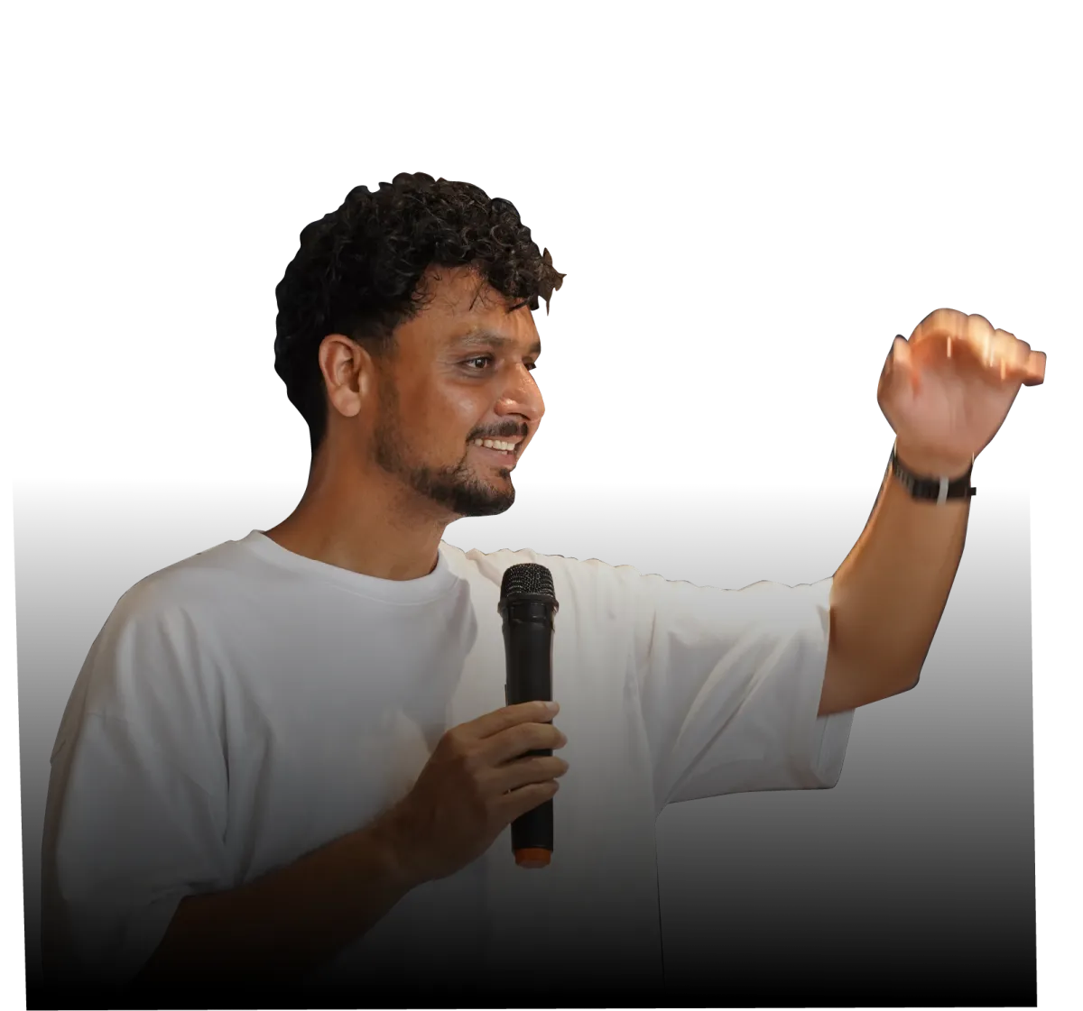 Amin, The Rocket Guy, speaking